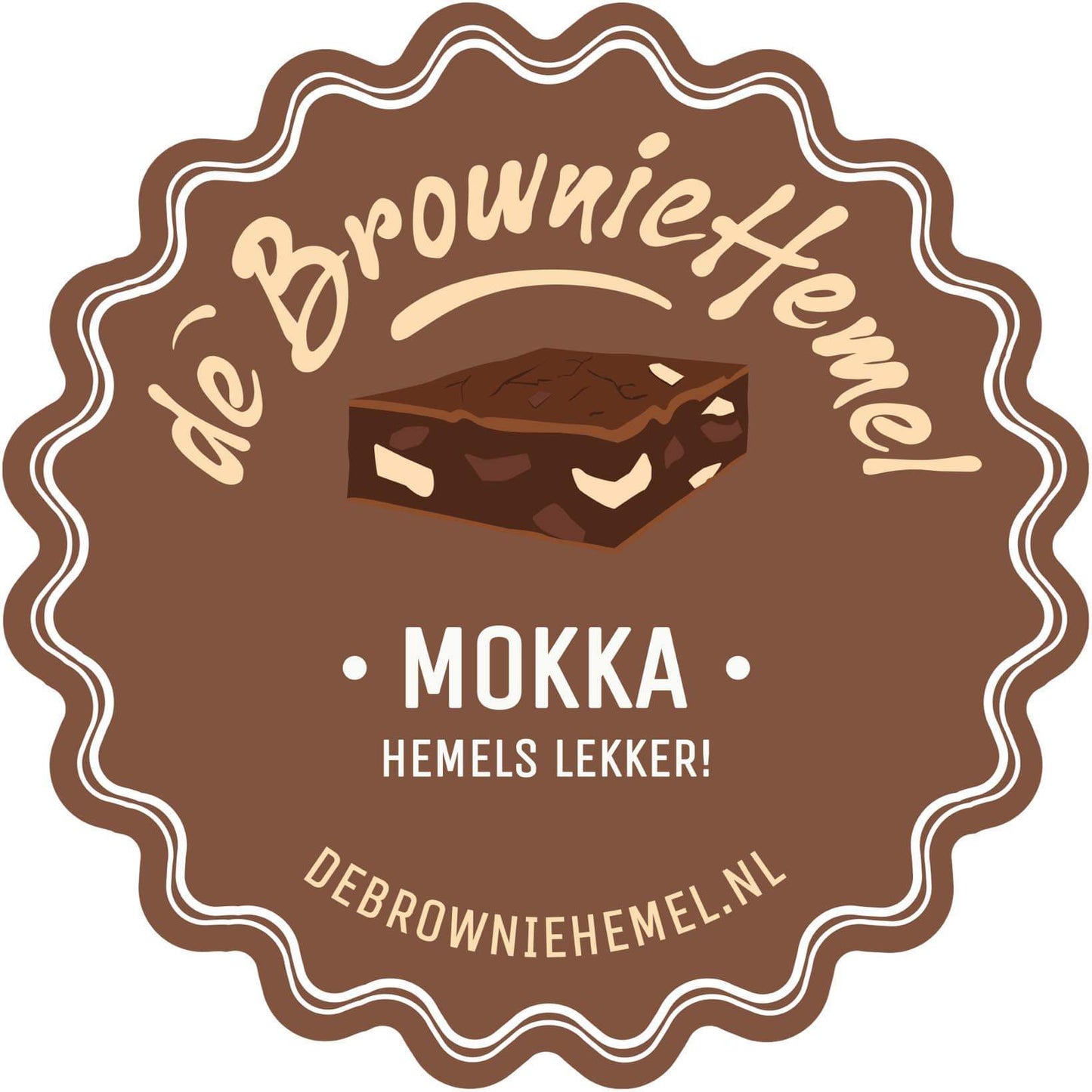 De Mokka Brownie van De Browniehemel (Hazelnoot Koffie)
