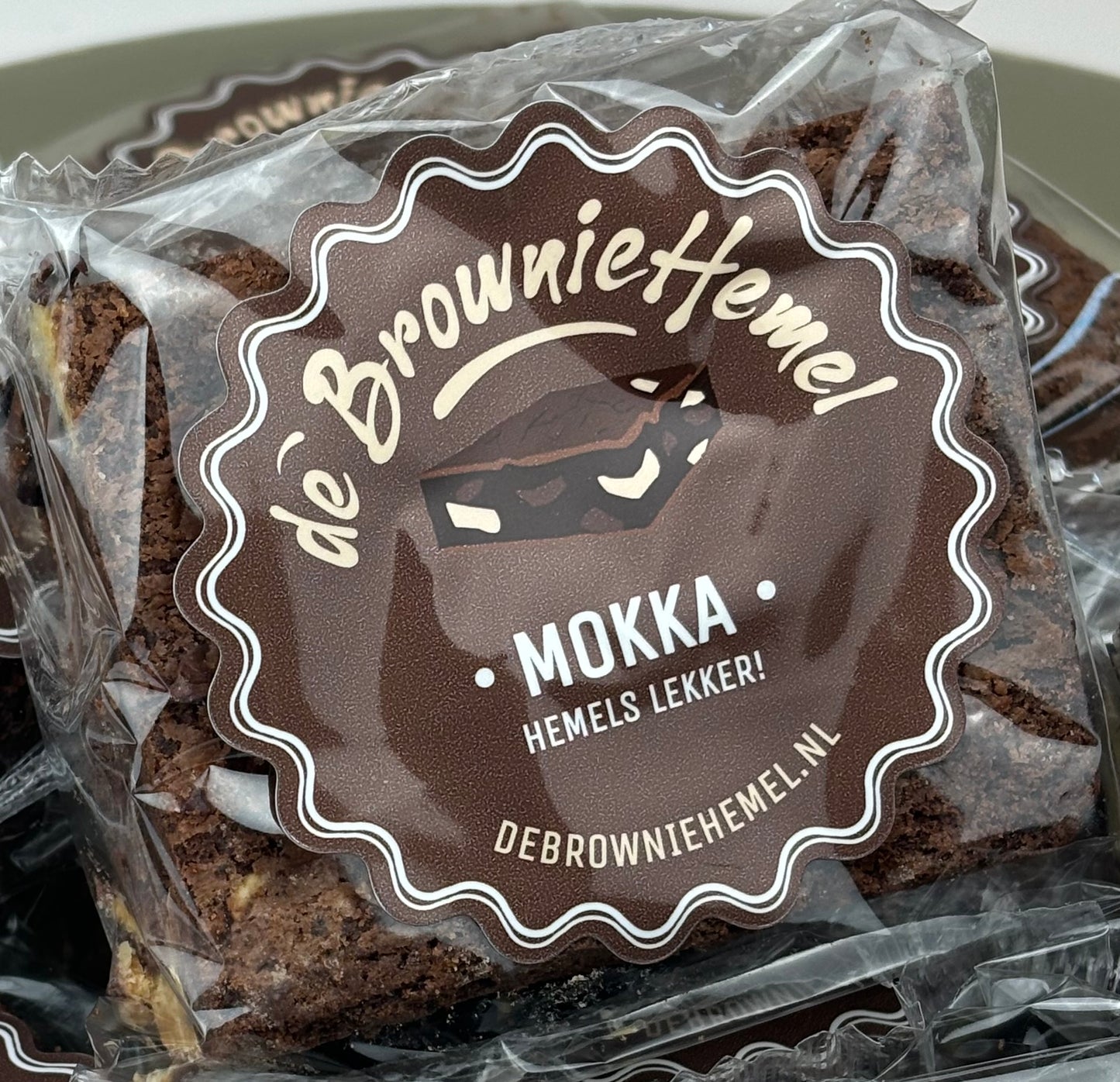 De Mokka (Hazelnoot koffie) Brownie van De Browniehemel