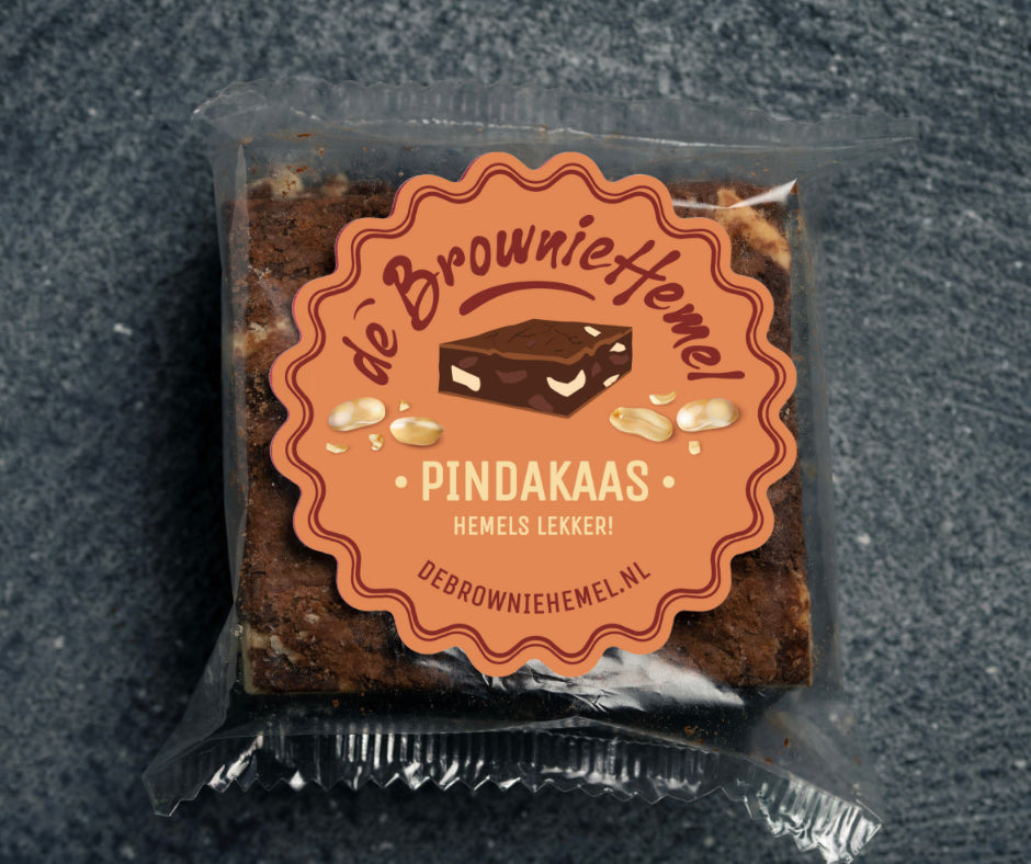 De Pindakaas Brownie van De Browniehemel
