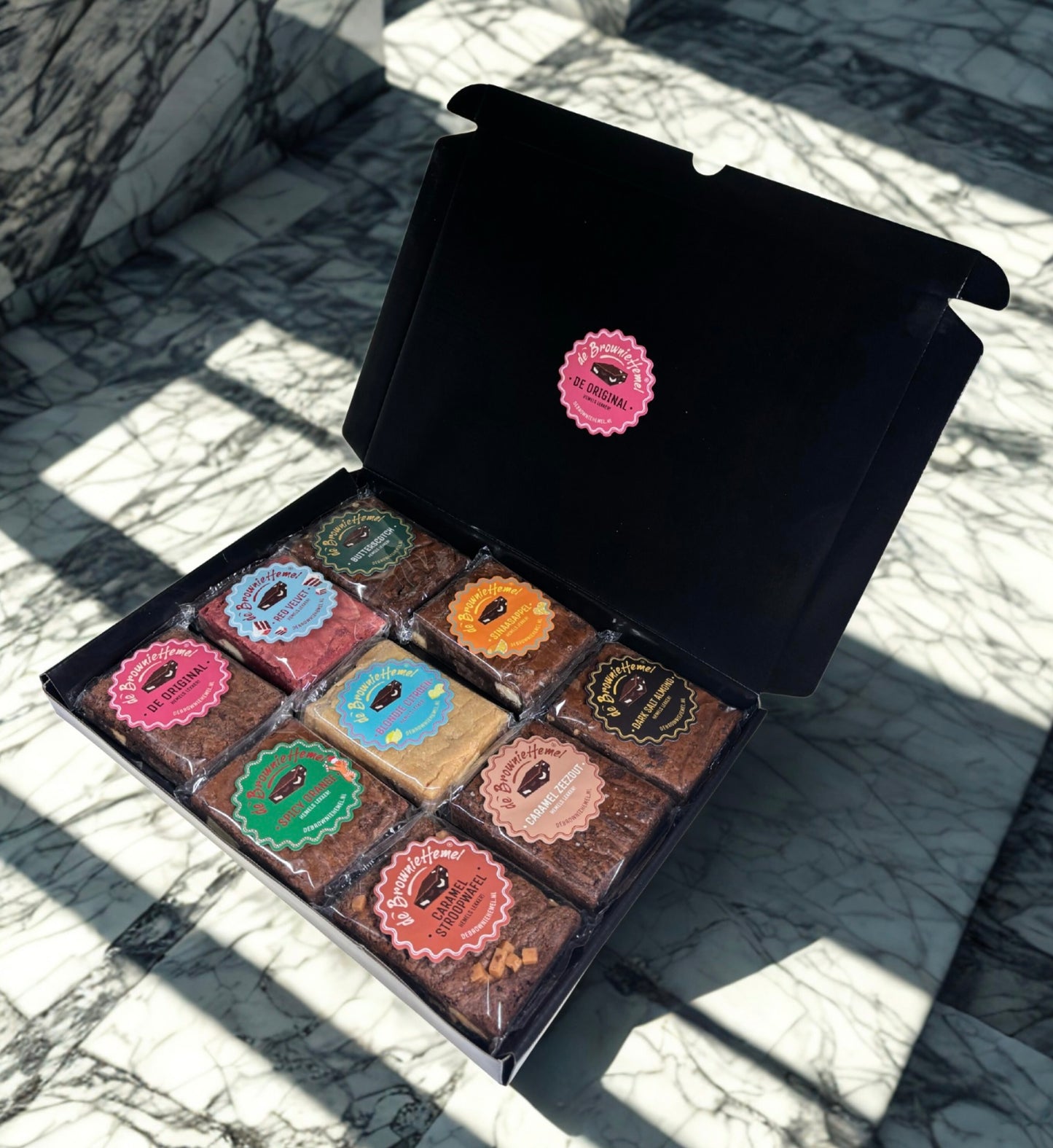 Brievenbus Brownies 9 smaken in één doos