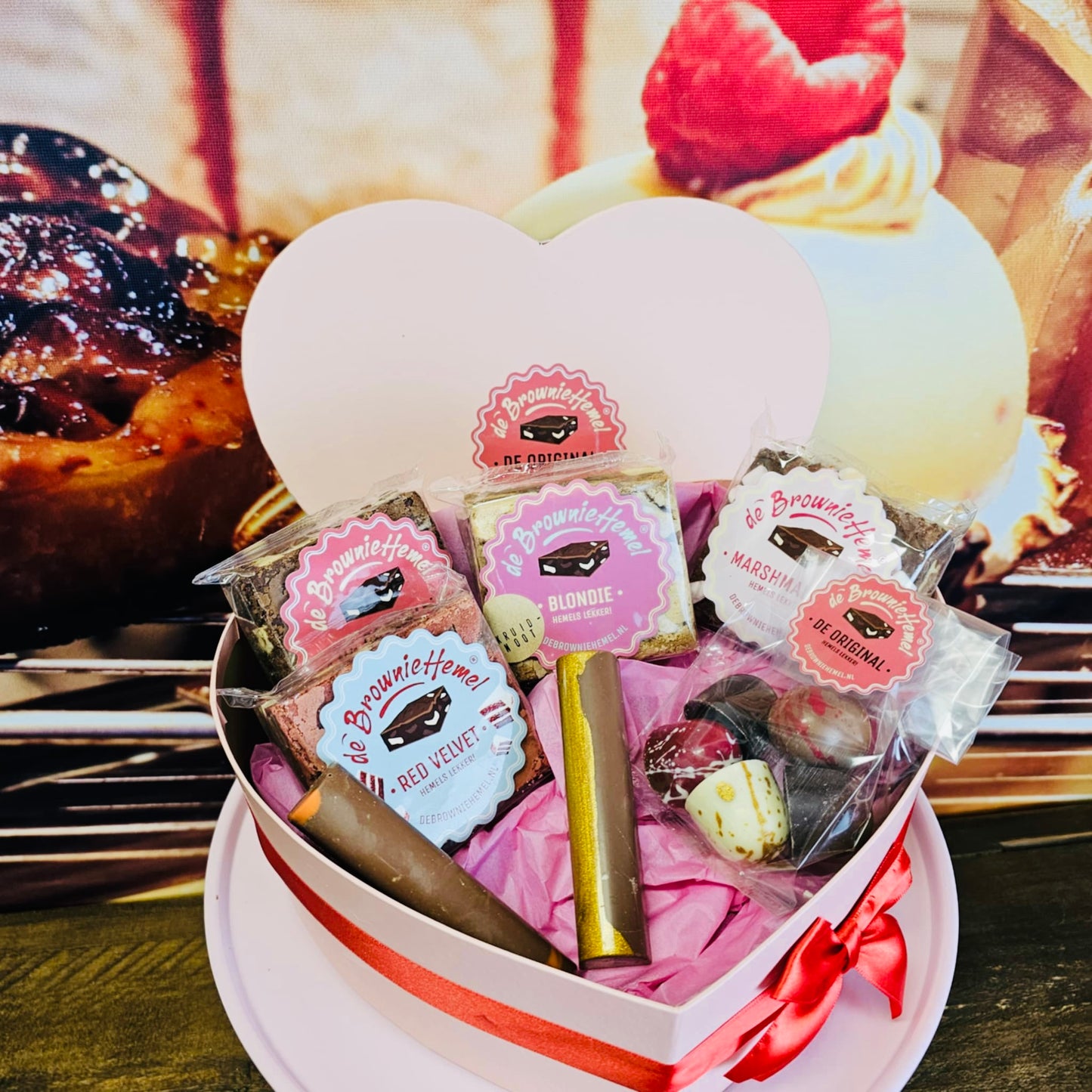 Hemelse Roze Hartjesbox