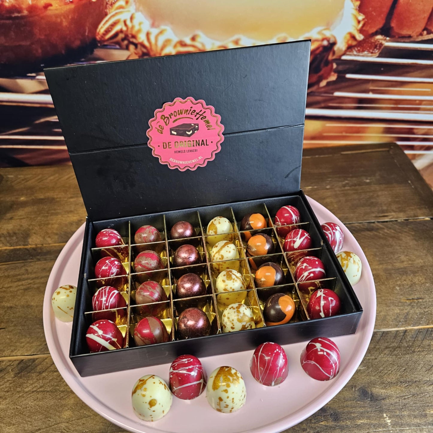 Hemelse brownie-bonbons 24 stuks