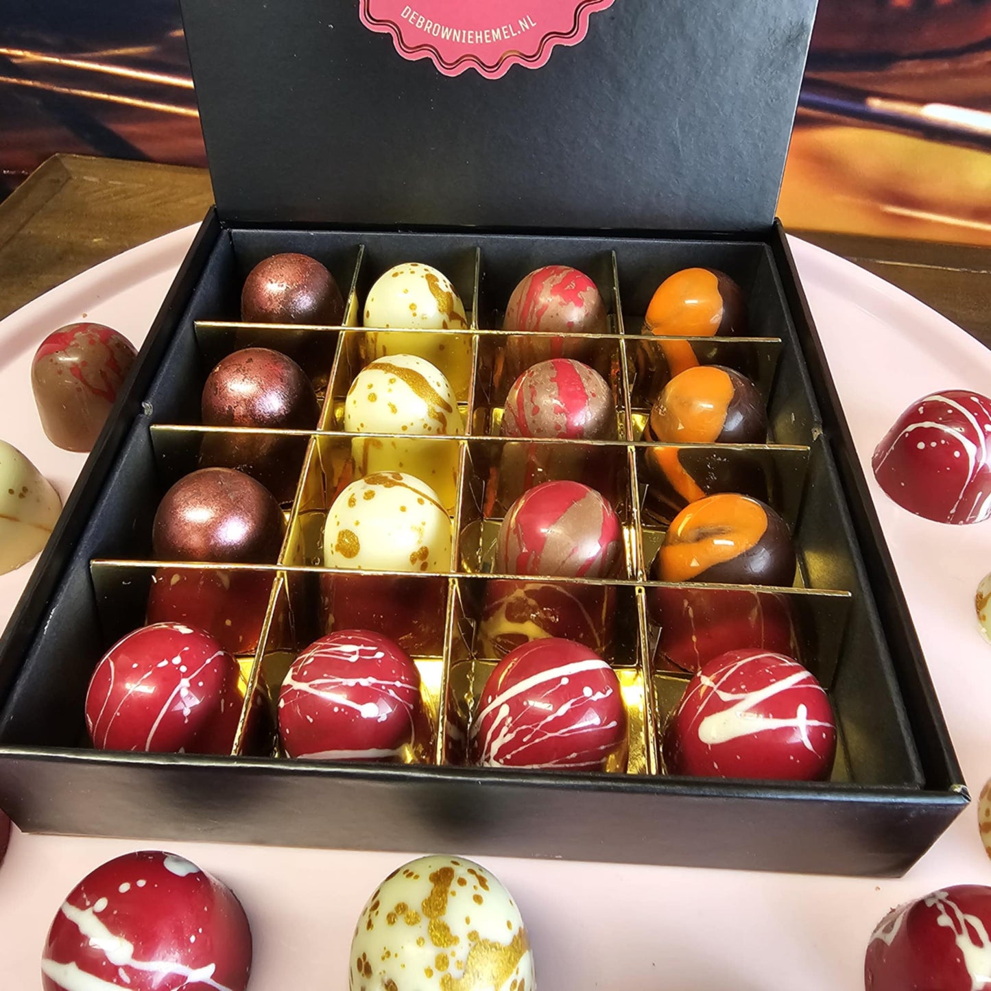 Hemelse Brownie-bonbons 16 stuks