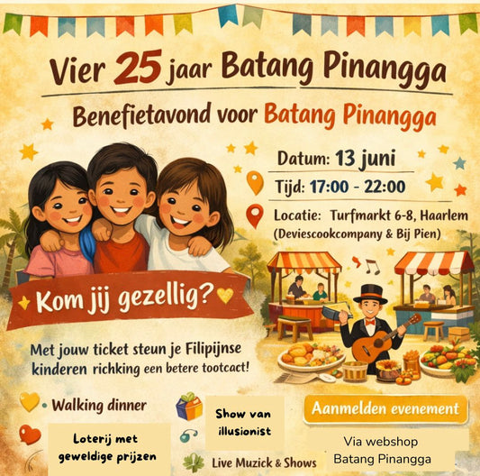 Kom je ook naar de benefietavond 13 juni?