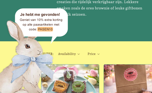 Heb jij onze paashaas al gespot? 🐰