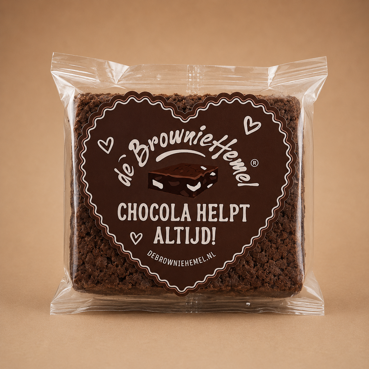 "Chocola Helpt Altijd” Original Brownie