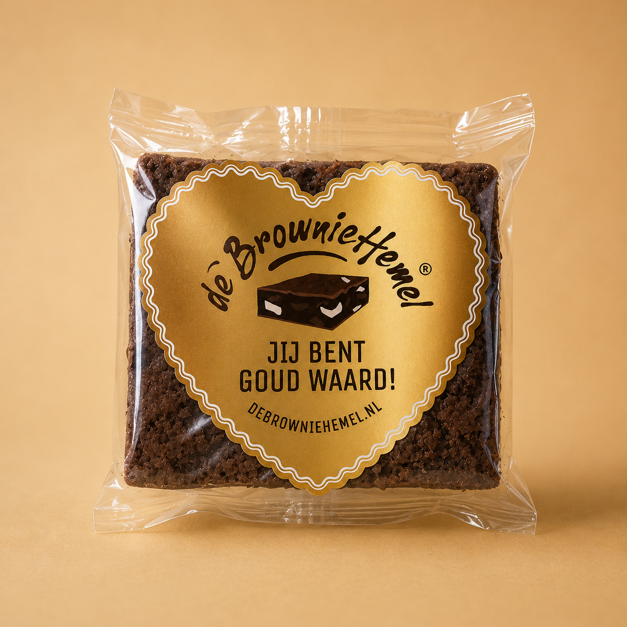 "Jij bent goud waard" Original Brownie