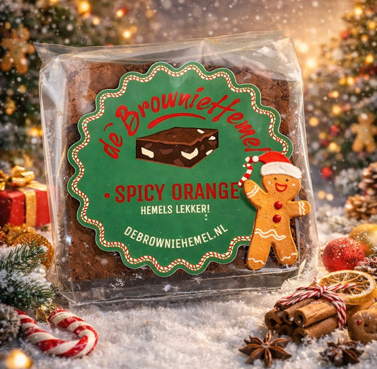 Spicy Orange Koekemannetjesbrownie