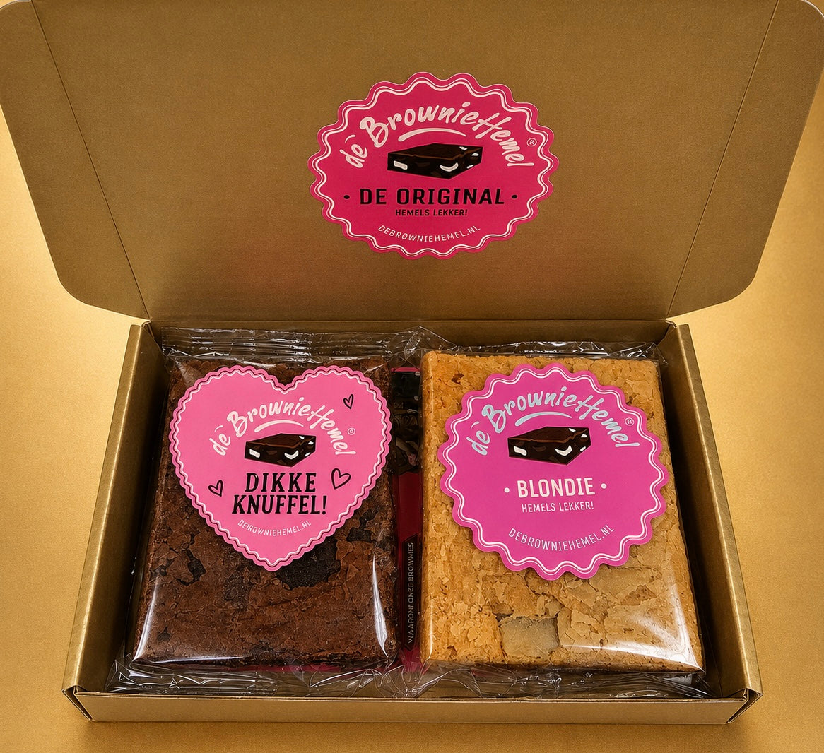 Dikke Knuffel Original Brownie en Blondie Brievenbus
