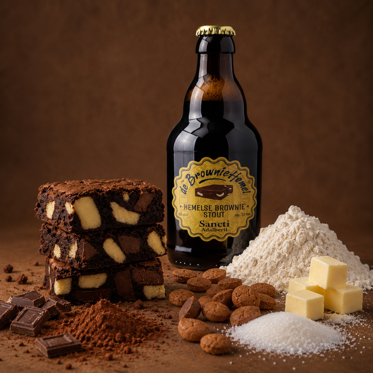 De Hemelse Stout brownie