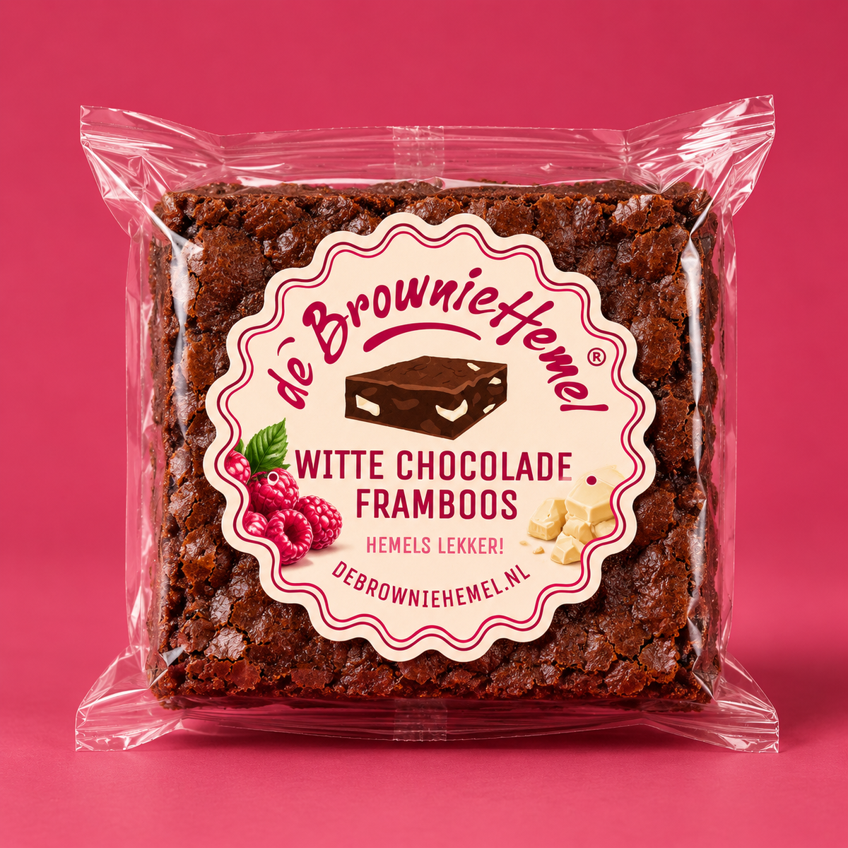 De Framboos Witte Chocola Brownie ❤️