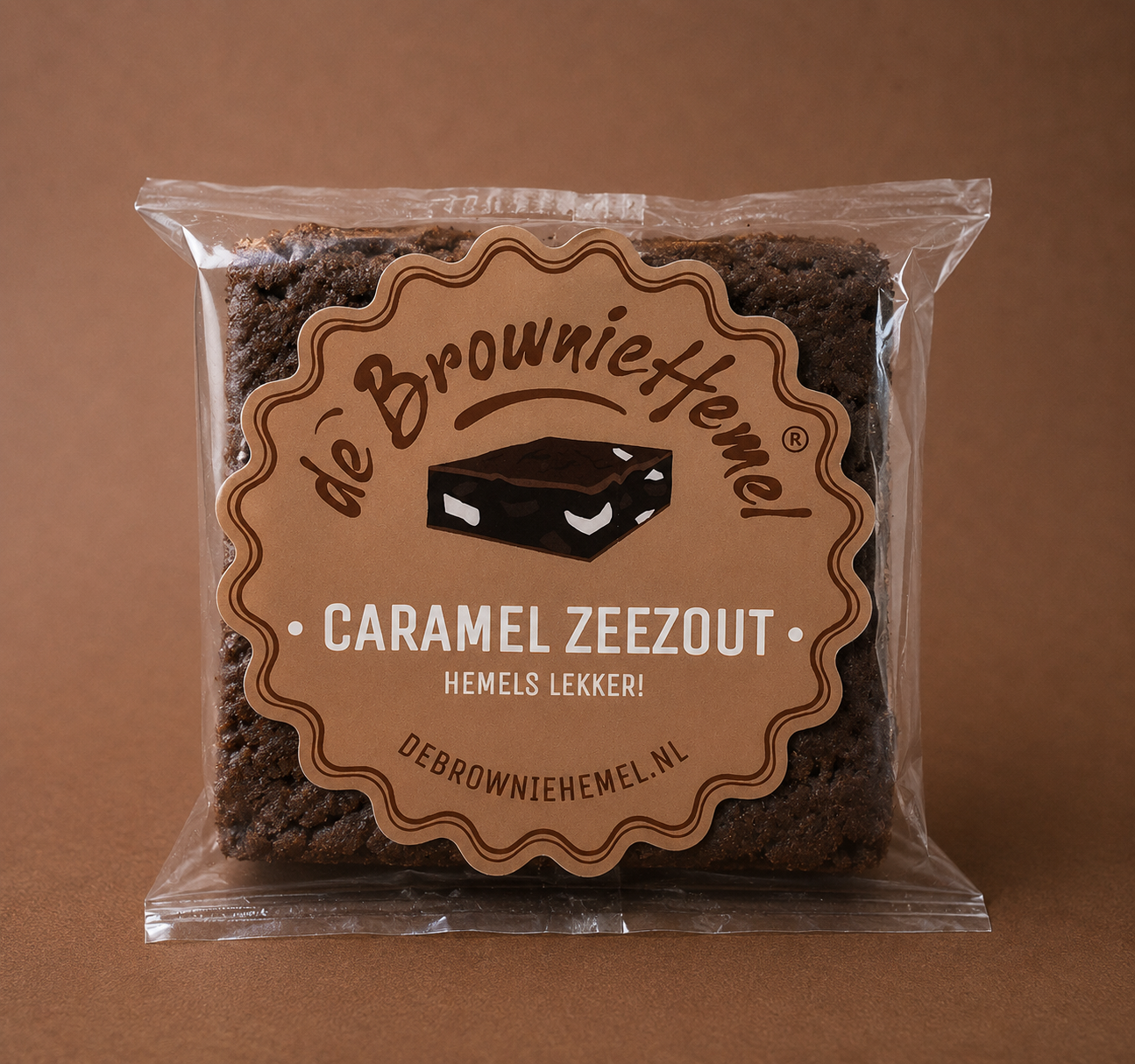 Caramel-Zeezout Brownie