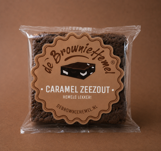 Caramel-Zeezout Brownie