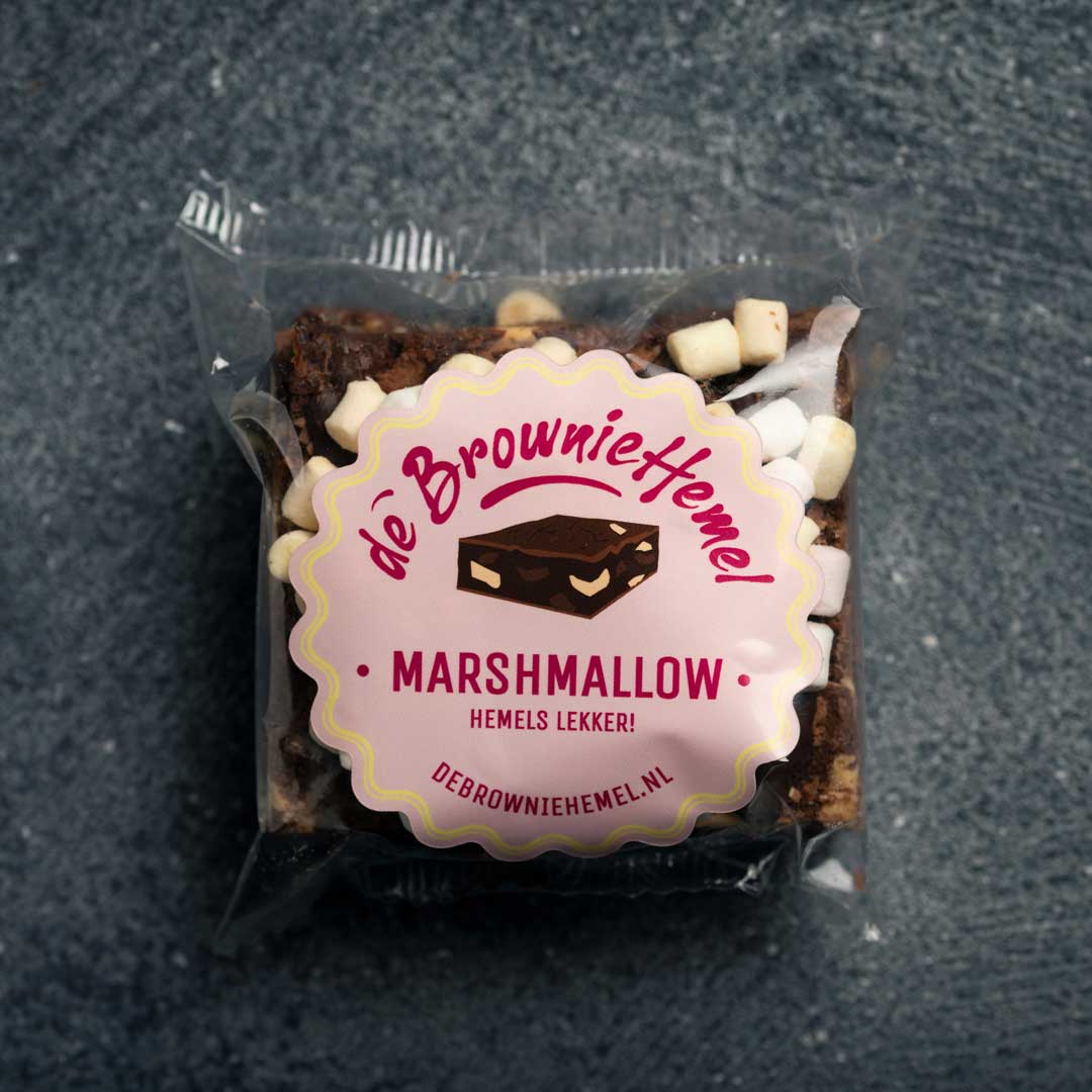 De Marshmallow Brownie van De Browniehemel