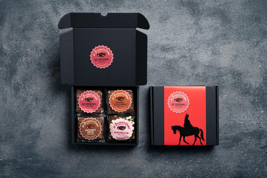 Sinterklaas Giftbox met 4 Brownies van de Browniehemel