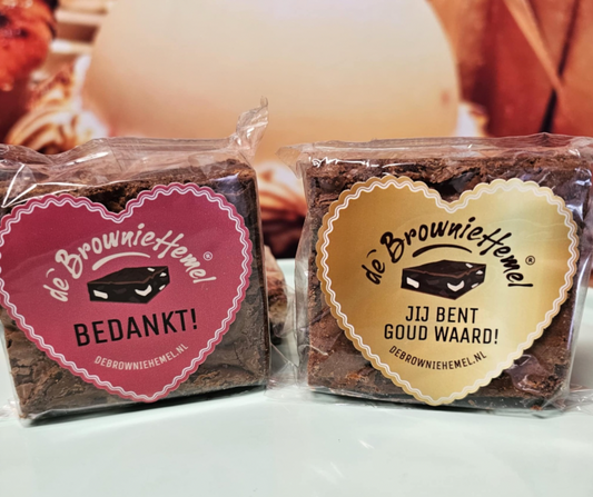 "Jij bent goud waard" Original Brownie